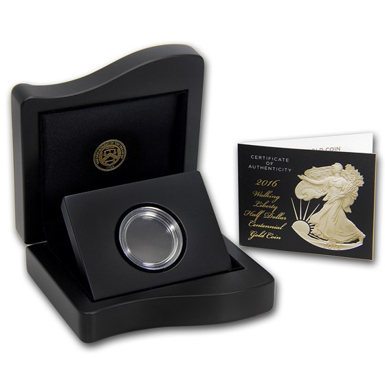 OGP Box & COA - 2016 Walking Liberty Half Centennial Gold OGP Box & COA - 2016 Walking Liberty Half Centennial Gold